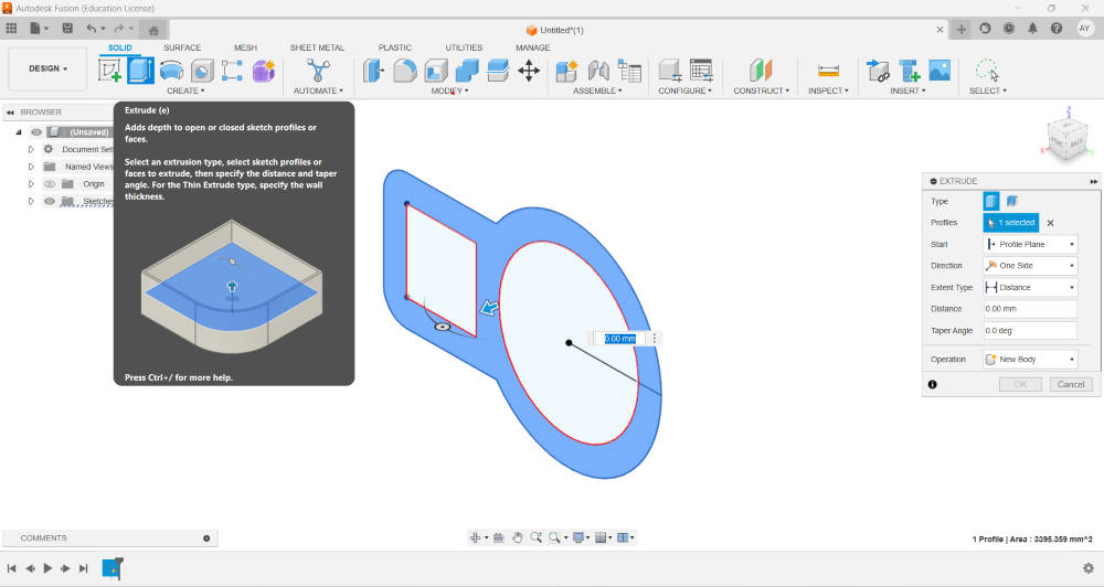 Extruding