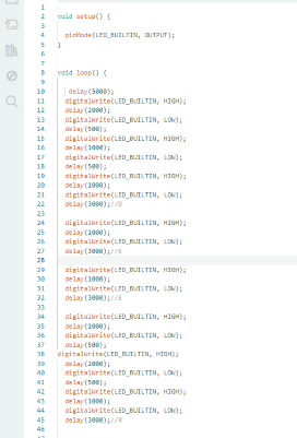 Morse challenge code