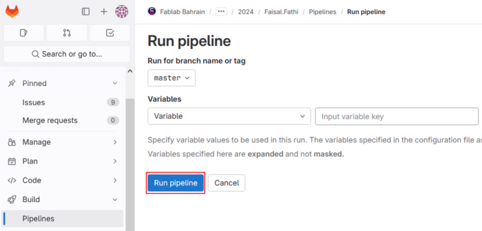 Running Pipeline 2