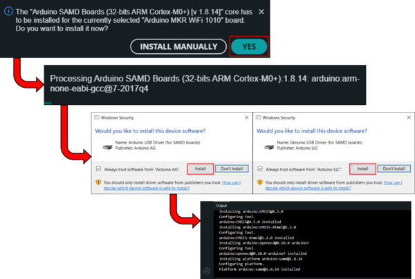 Arduino Installation of Drivers