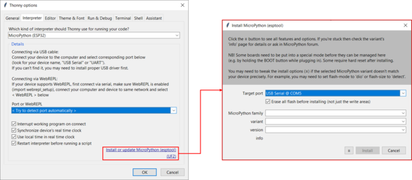 MicroPython Target Port