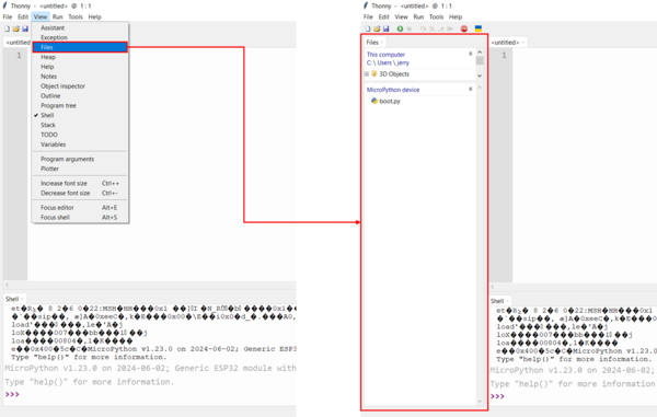 MicroPython View Files