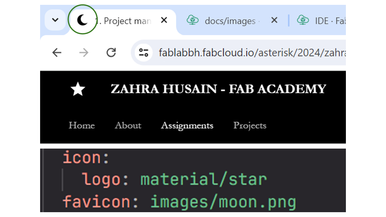 Moon favicon