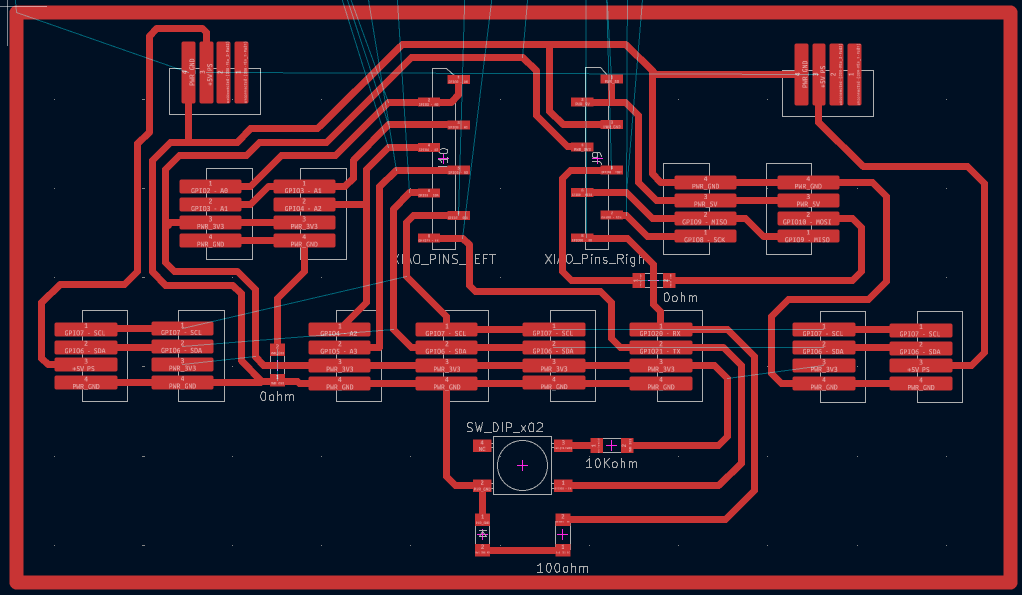 Routed PCB
